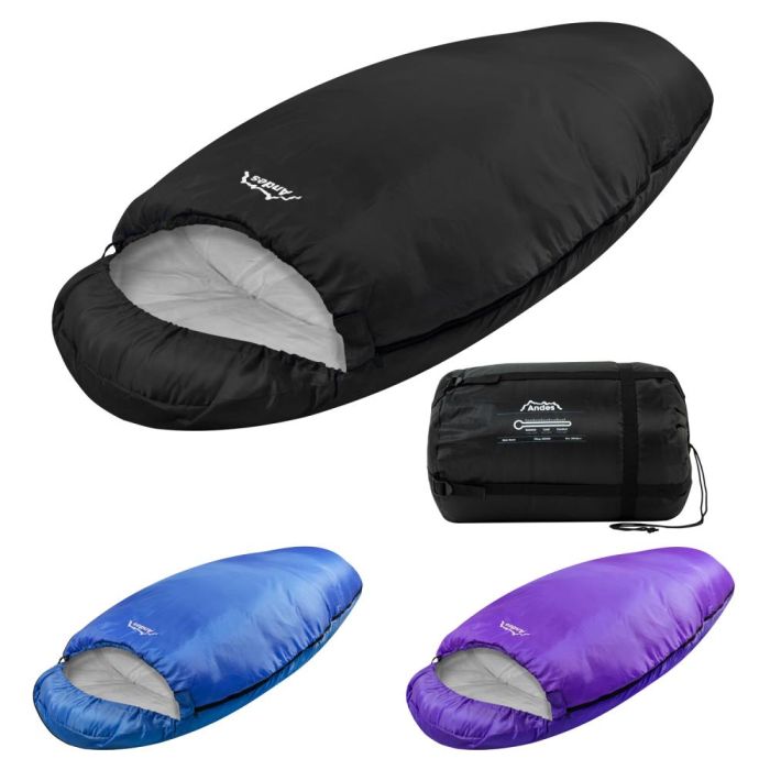 Andes Barrel 400 4 Season Single Camping Hiking Sleeping Bag Andes Camping